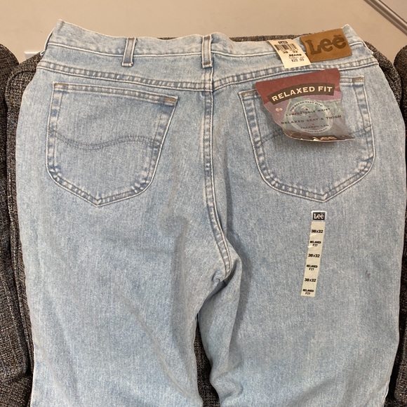 VTG Lee Relaxed Fit Eurobleach Jeans, Size 38 / 32 - Picture 11 of 13